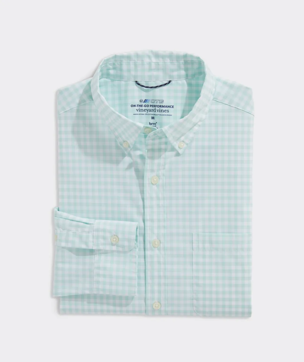 On-The-Go brrr° Gingham Shirt