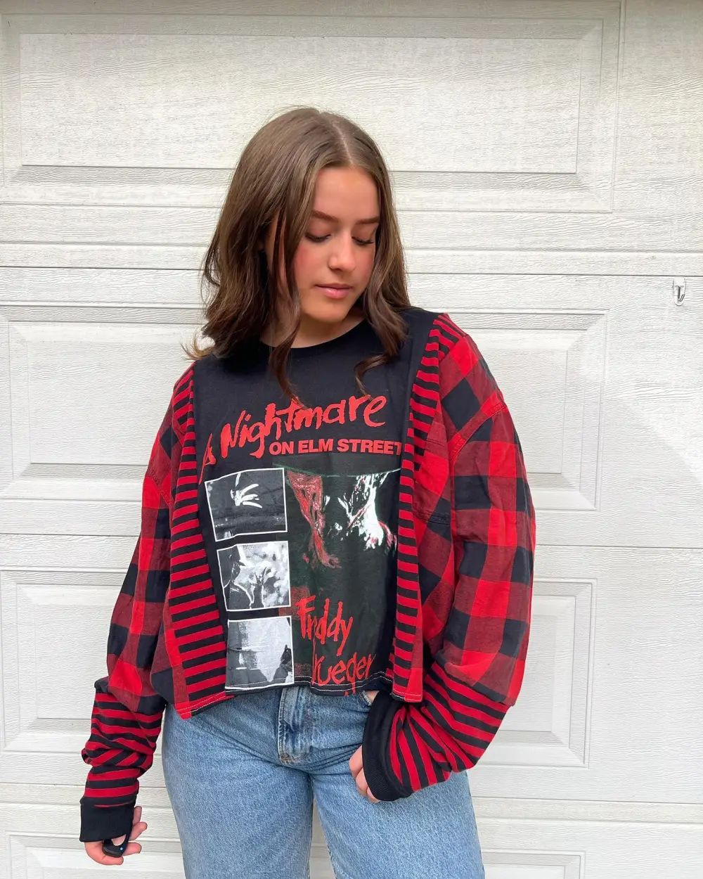 Red hoodie sweatshirts how perfect and cozy piece for your Halloween day