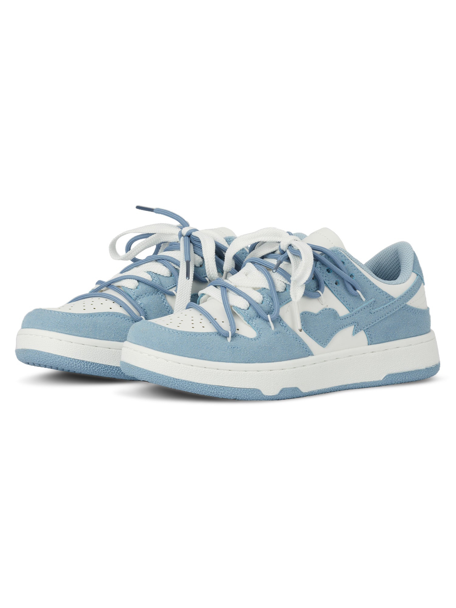 Haze Blue Love Breathable Board Shoes - 1854