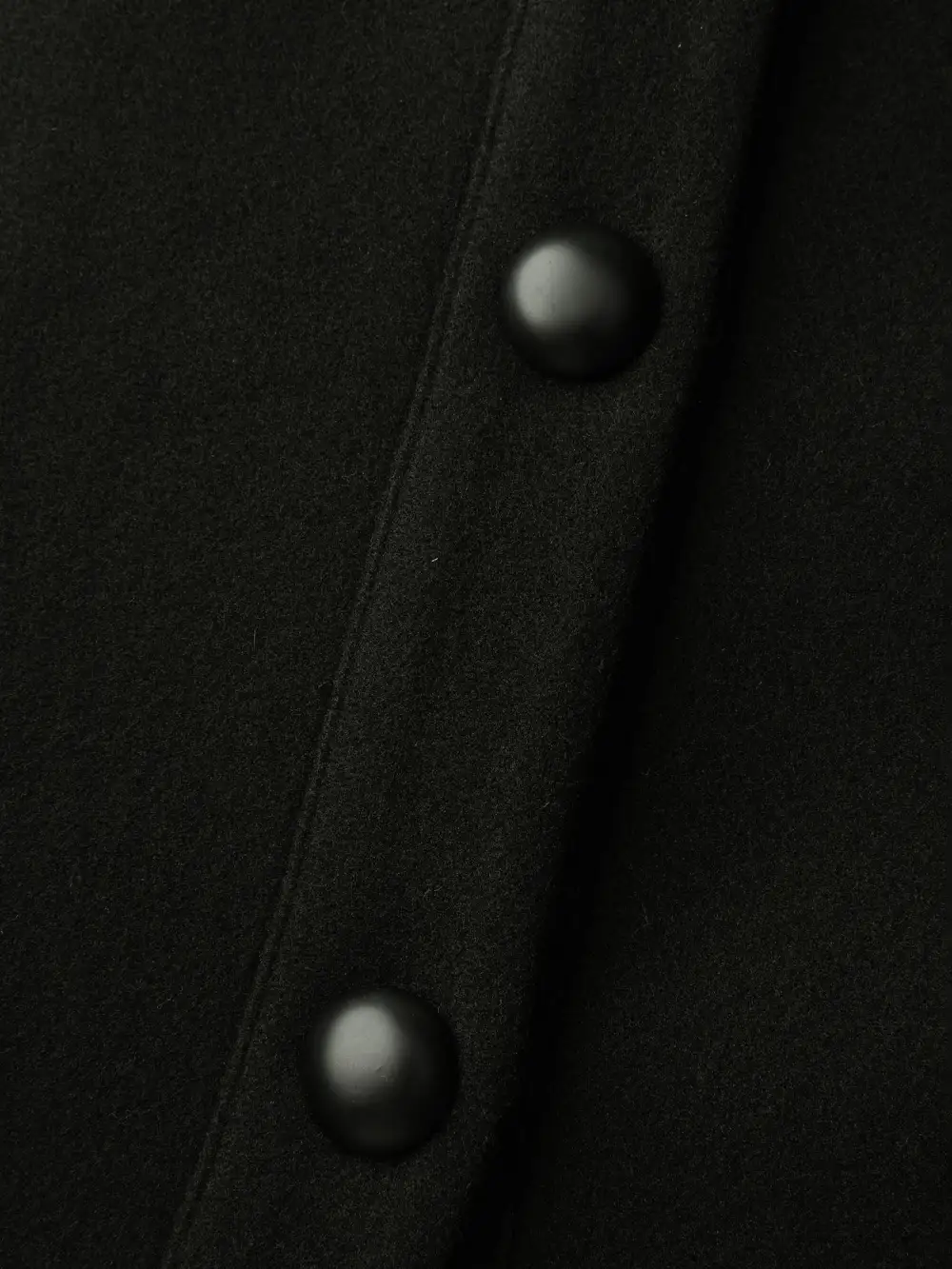 Floral Embroidered Sleeve Slant Pockets Coat