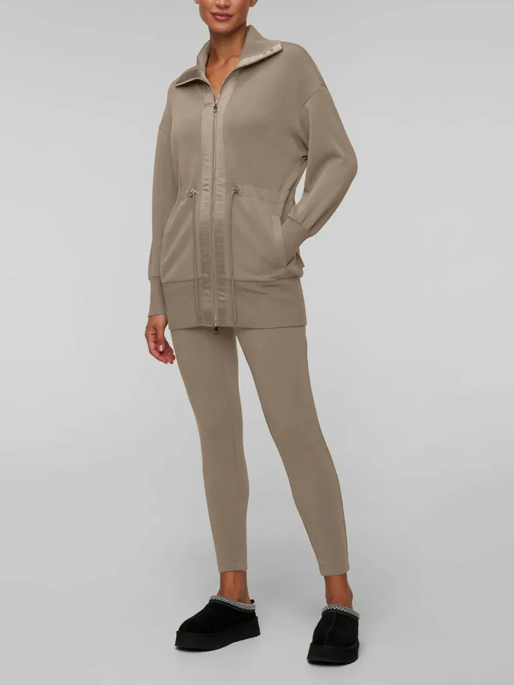 Turtleneck Casual Zipper Track Suit