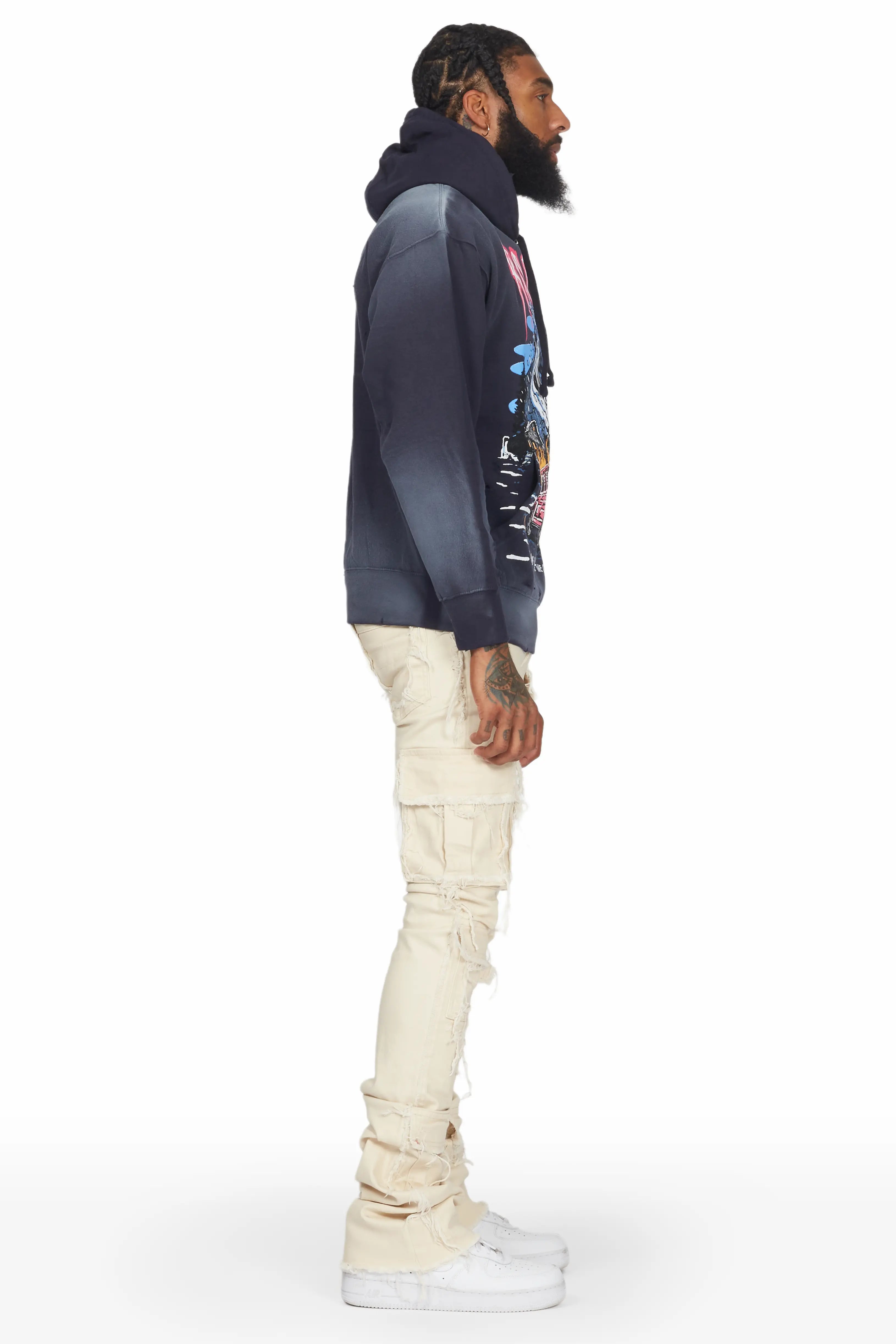 Pyro Beige Super Stacked Jean