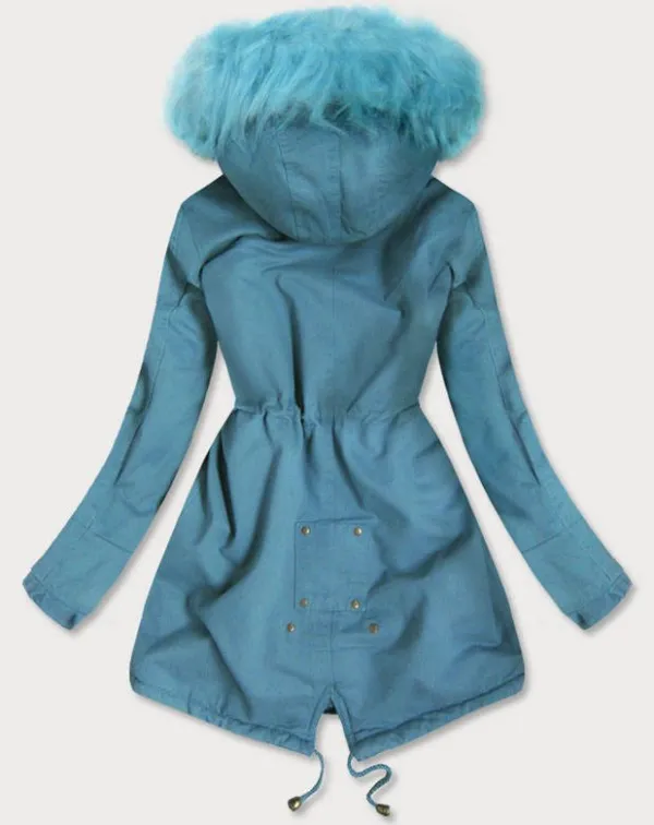 WOMEN'S WINTER PARKA BLUE