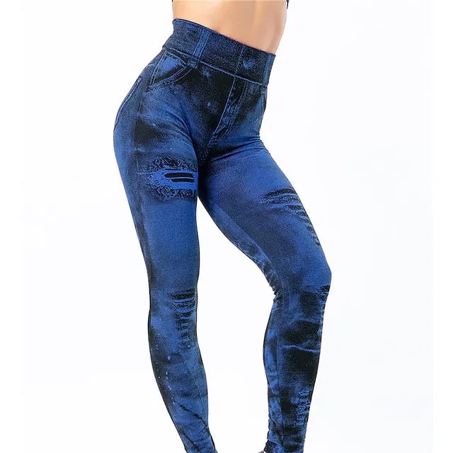 Women's High Elasticity High Waist Athletic Athleisure Black Burgundy S M Summer Spring