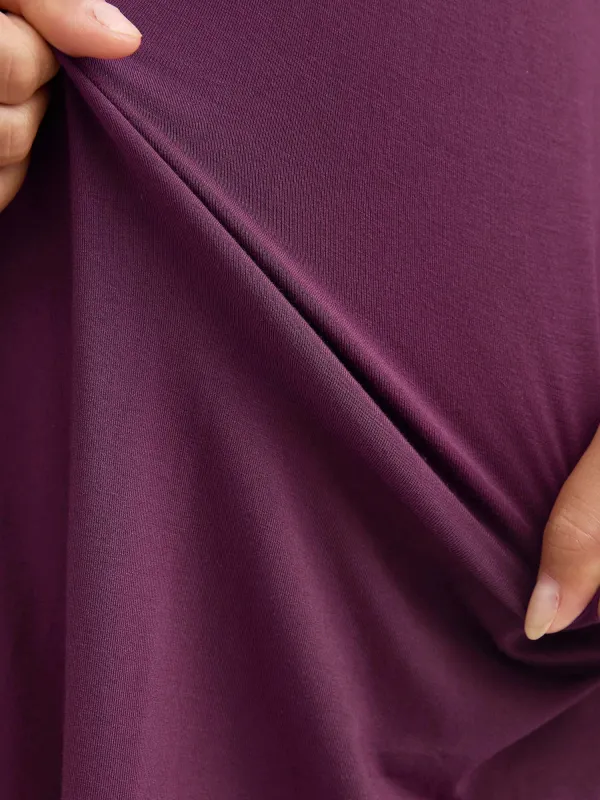 Supersoft Essentials Ruffle Layered Sleeve Pleated T-shirt