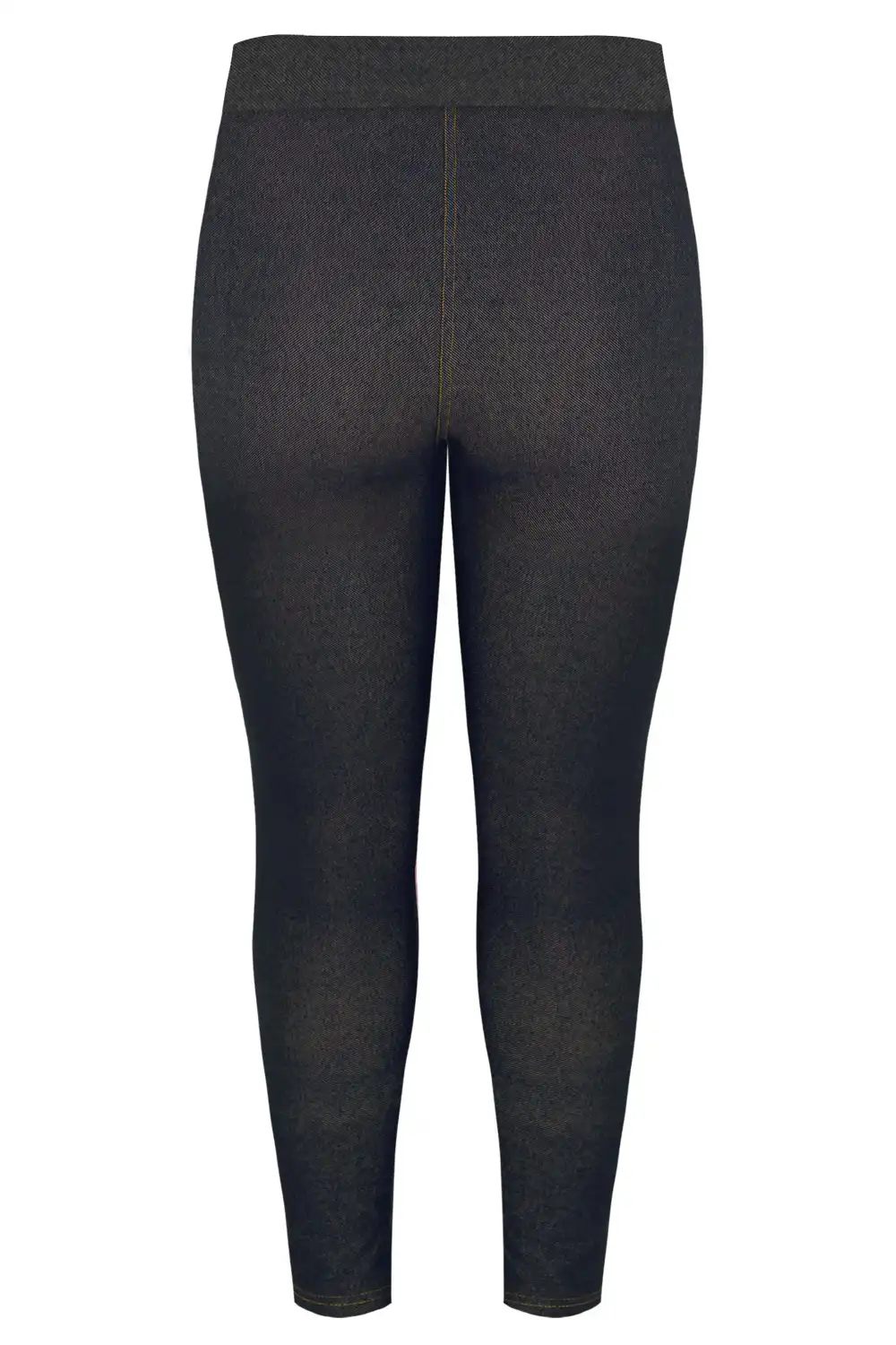 YOURS FOR GOOD Curve Black Jersey Stretch Jegging