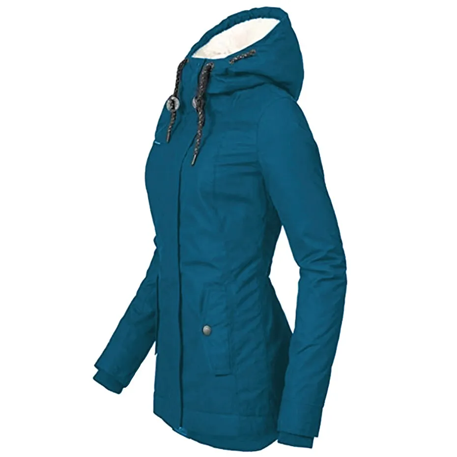 Women's Parka Street Fall Winter Long Coat