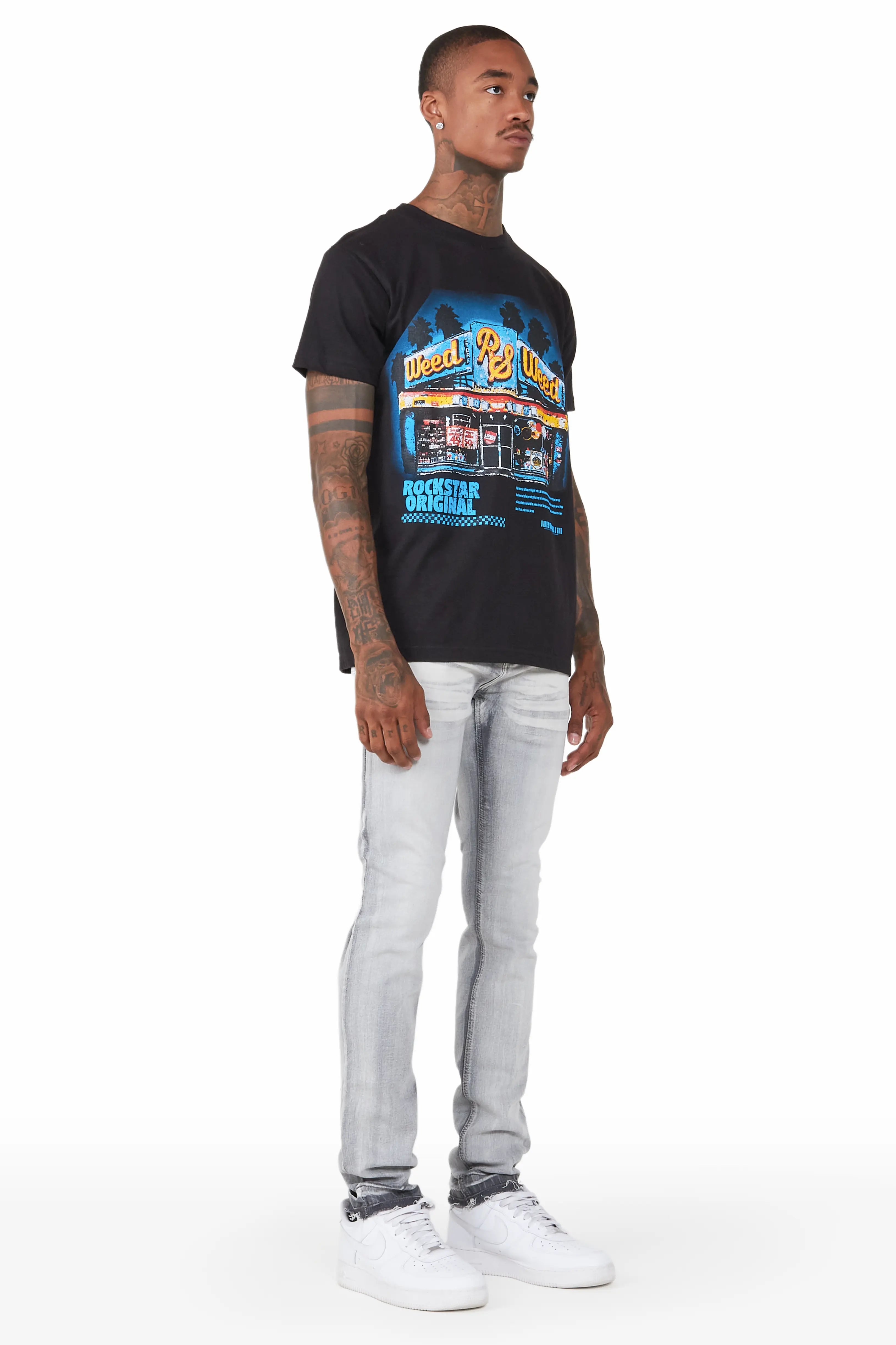 Jaecee Grey Denim Jean