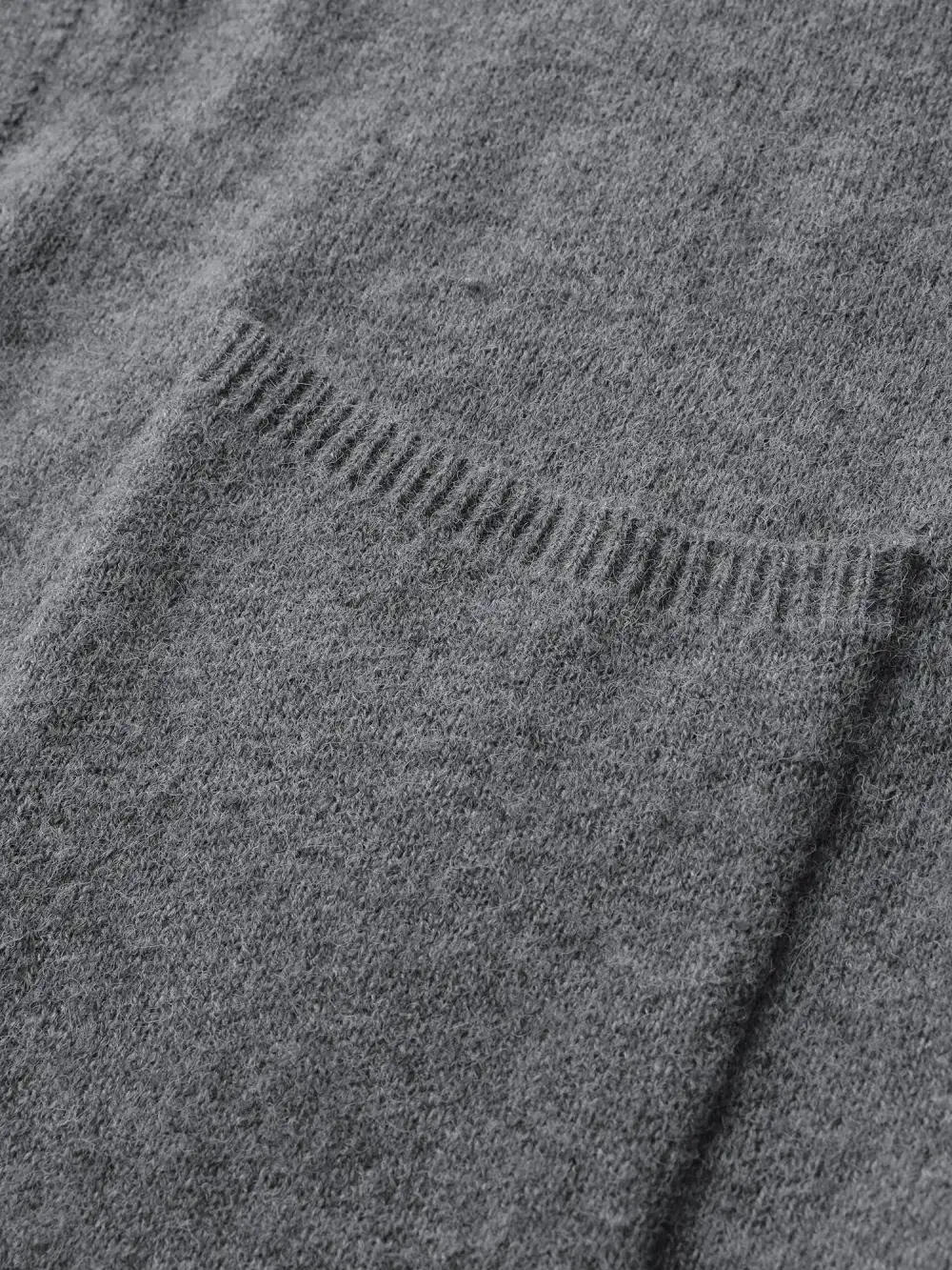 Hooded Button Slit Pockets Knit Cardigan