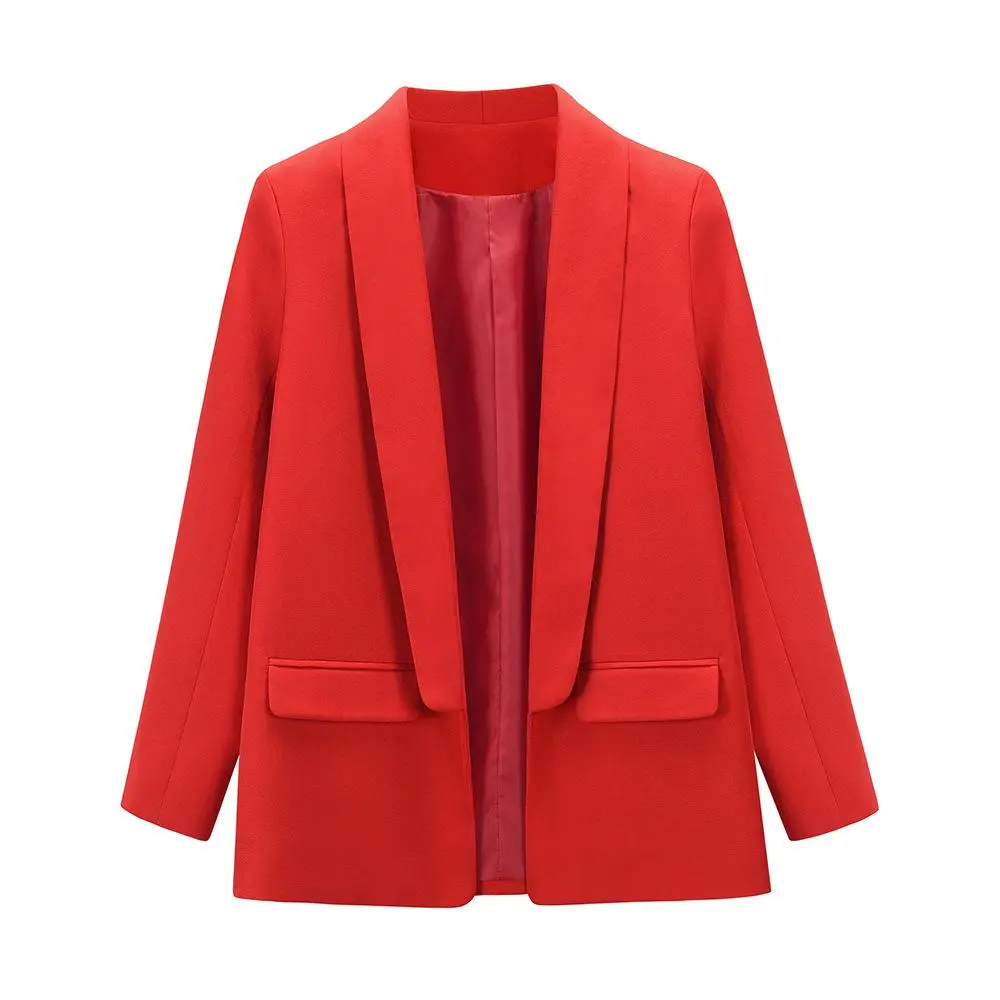 Casual Solid Color Slim Coats