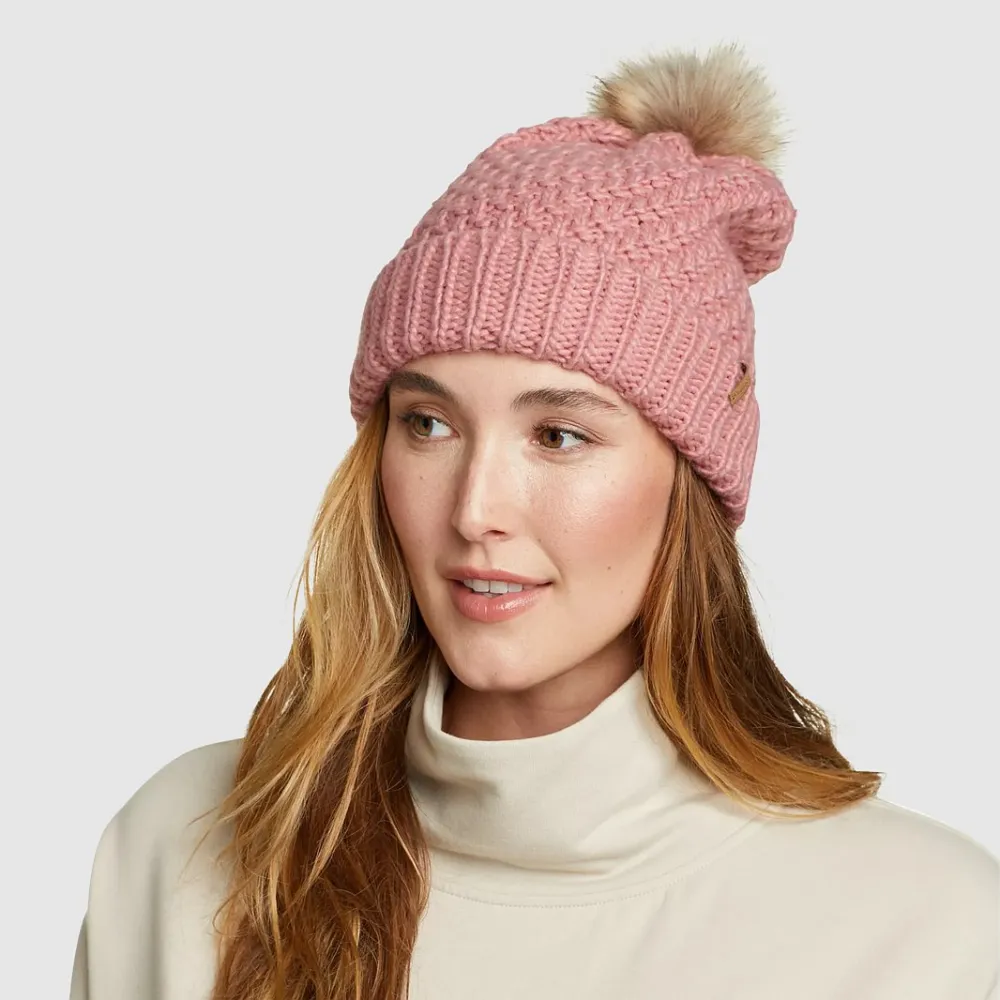 Women's Cabin Faux Fur Pom Beanie