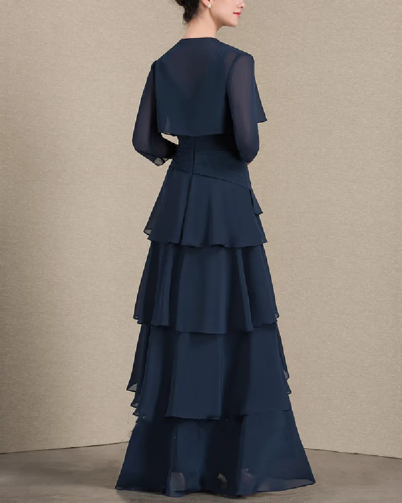 FASHION ELEGANT LACE EMBROIDERED DRESS