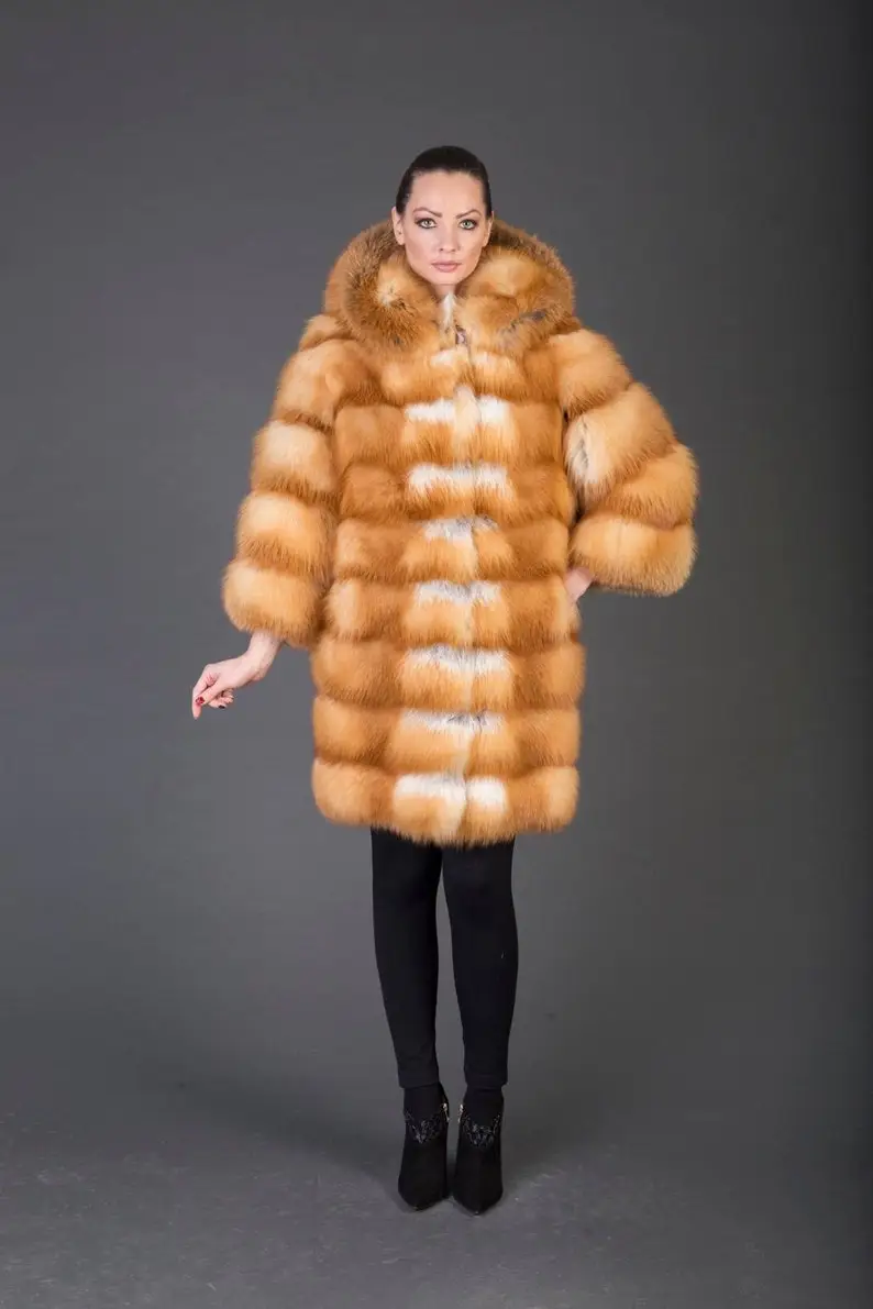 Red Fox Fur coat