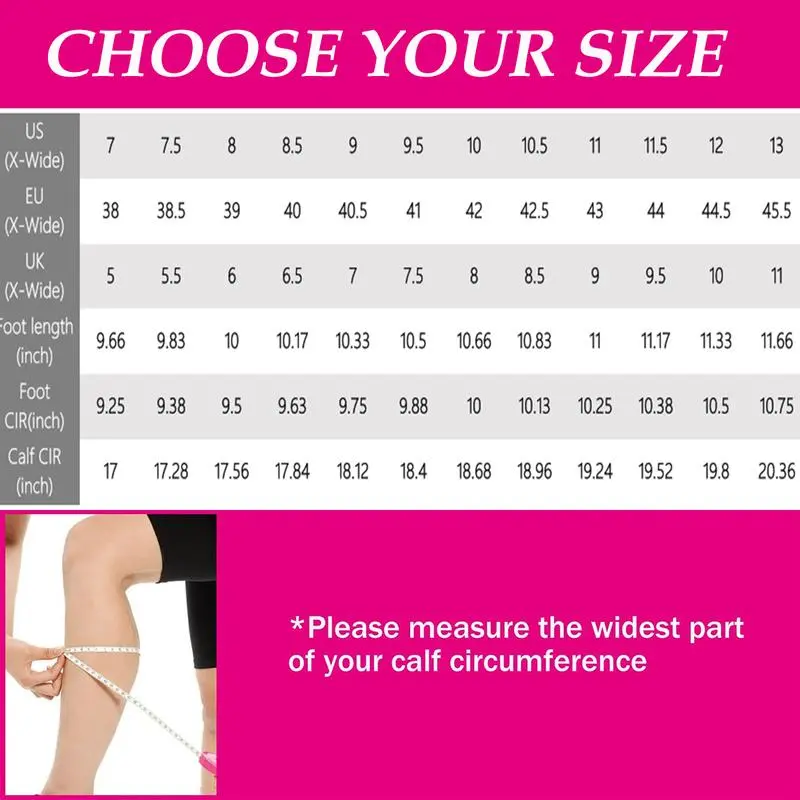 Women's Extra Wide Calf Knee High Boots, Wide Width Tall Boots.