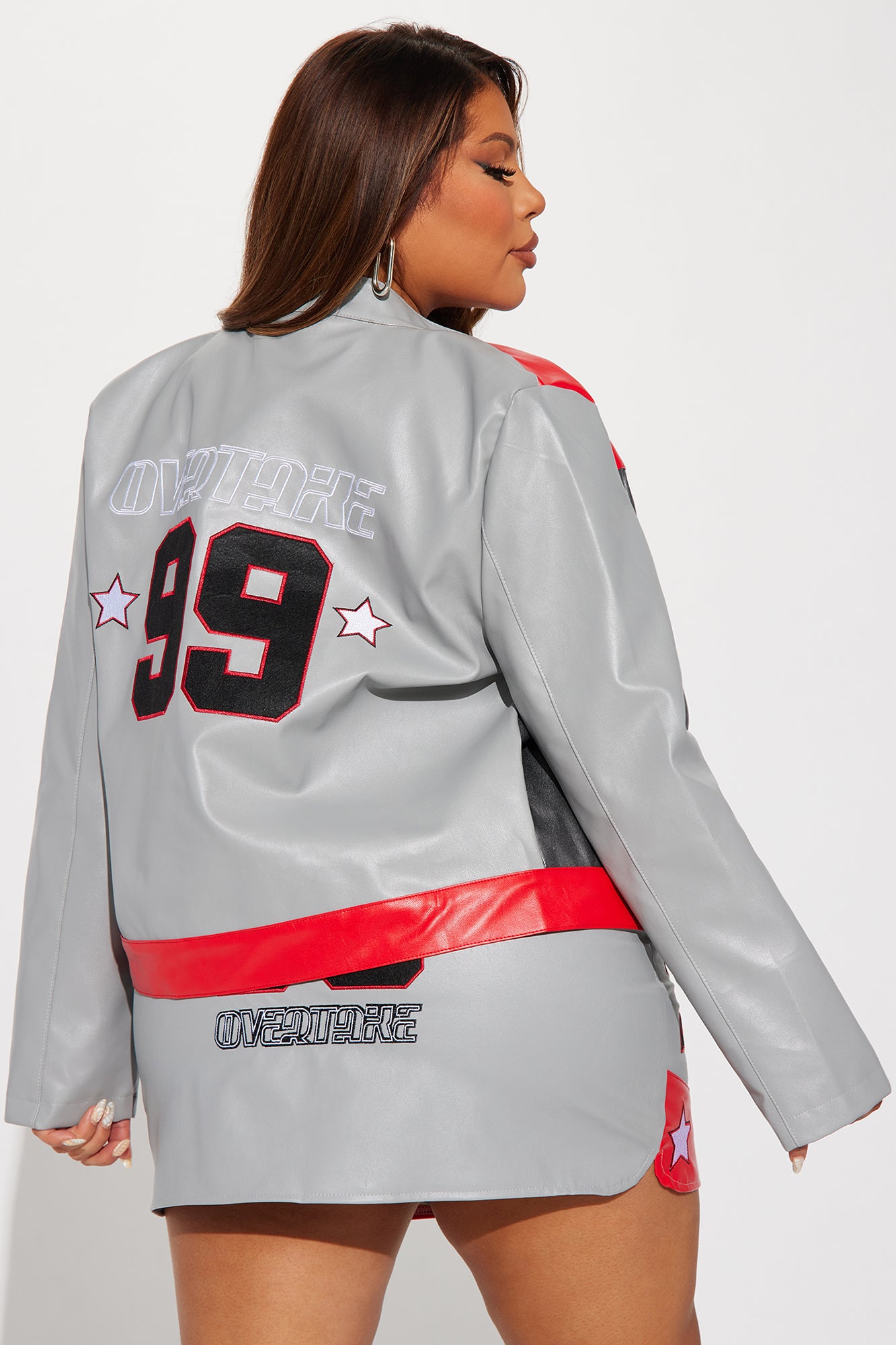 Taylor Racing Mini Skirt Set - Red/combo