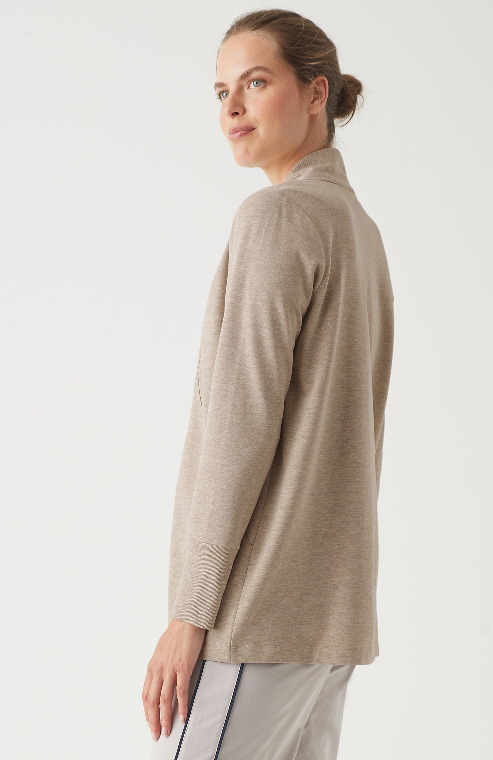 Fit Elevate Terry Open-Front Jacket