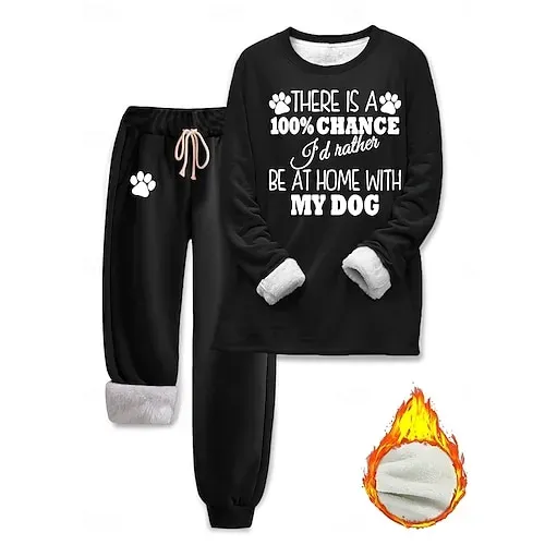 Women's Daily Hoodie Long Sleeve Hooded Graphic Letter Drawstring Print Casual Daily Black Pink Blue Fall Loose Fit