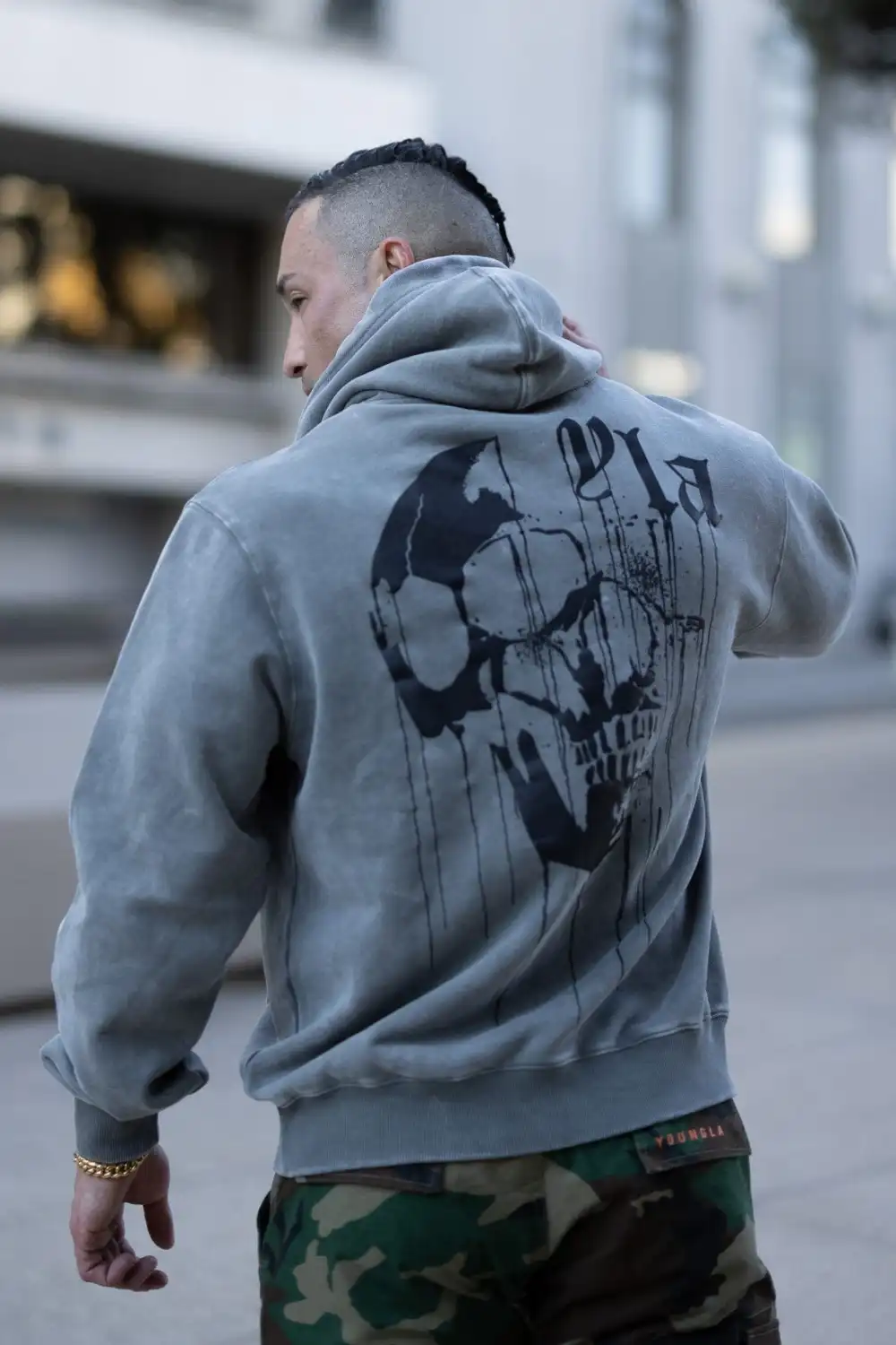 551 - Drippy Skull Hoodie
