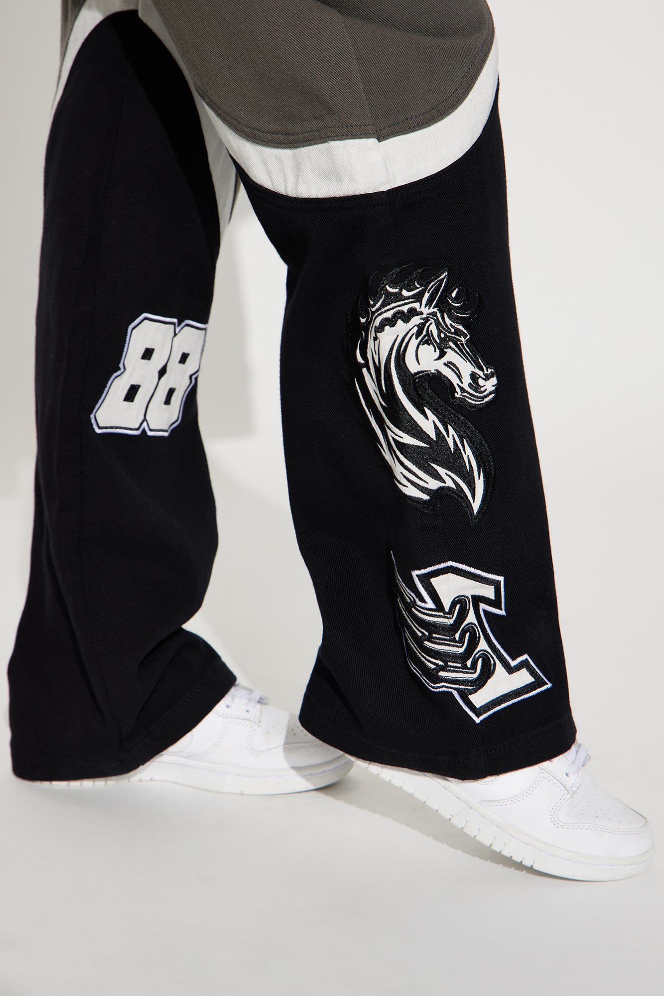 Full Speed Ahead Pant Set - Grey