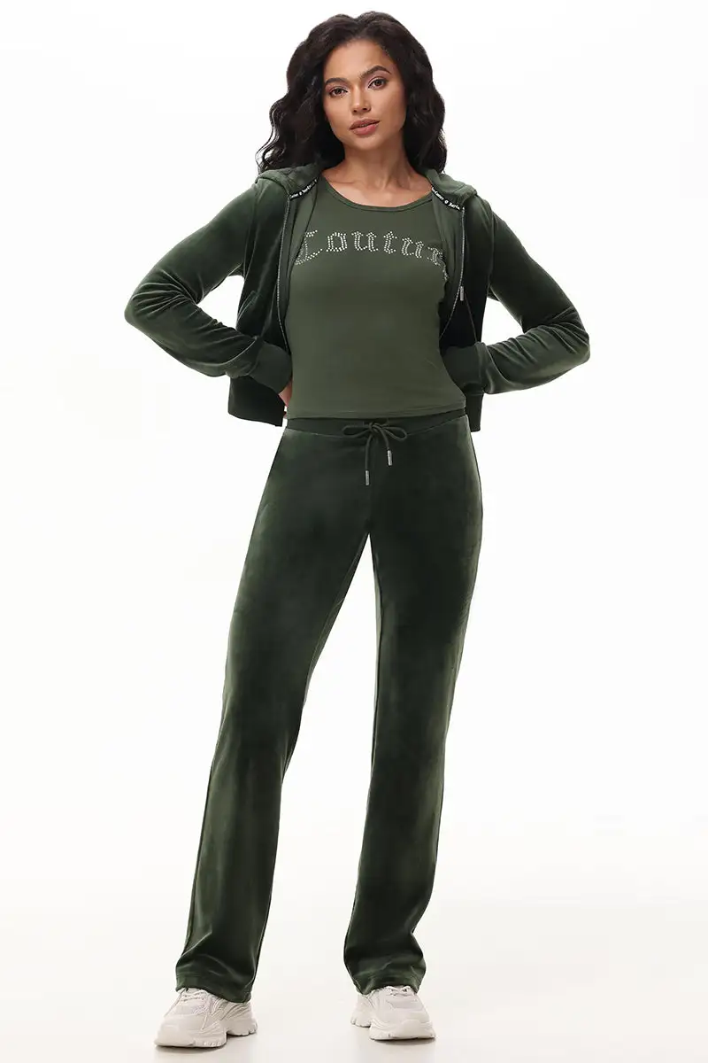 OG Big Bling Velour Track Pants