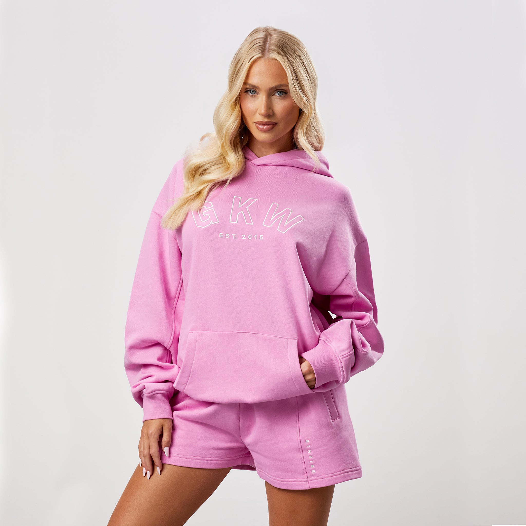 GKW Relaxed Fit Hood - Pink Rose