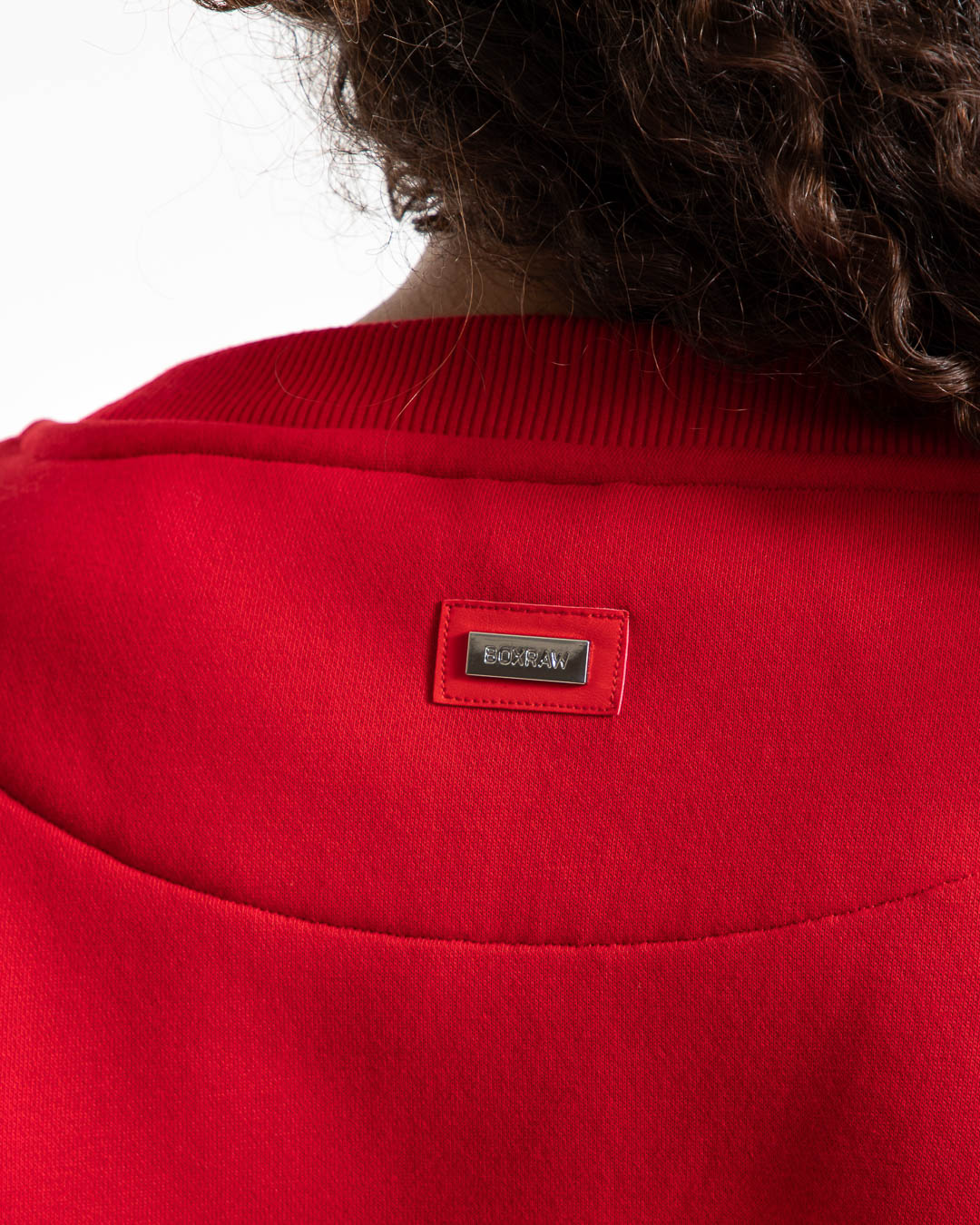 Johnson Cropped Sweatshirt - Red