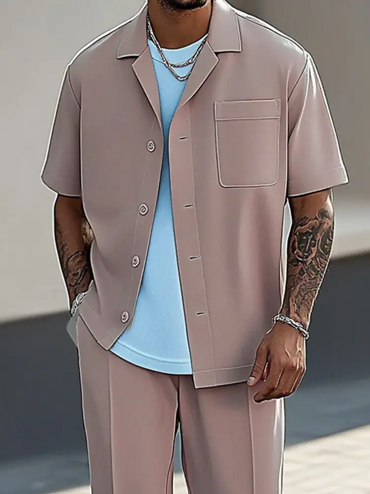 Urban Fashion 2-Piece Shirt Pants Set