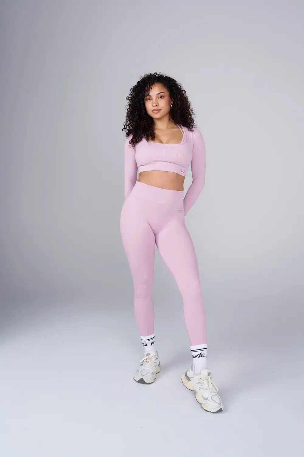 W243 Ribbed Seamless Legging