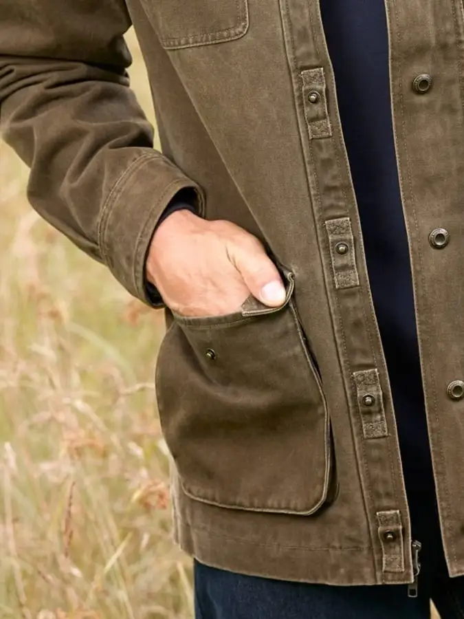 Men's Original Vermont Barn Coat Jacket Last Day 80% Off!