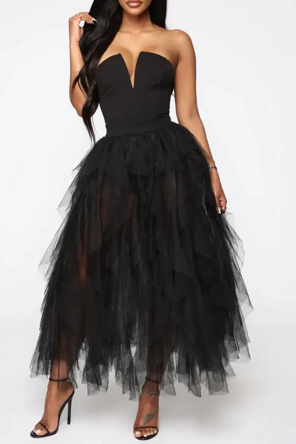  Party Tiered Midi Dress