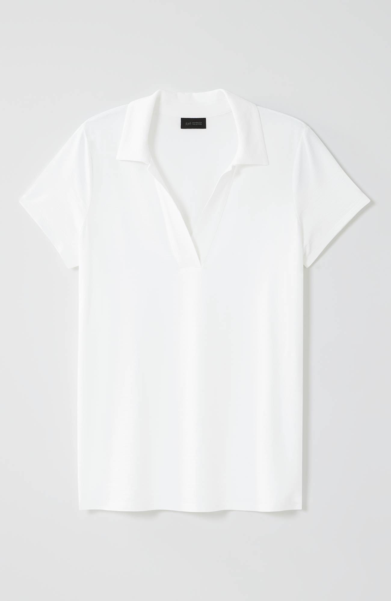 Wearever Slub-Knit Polo Top