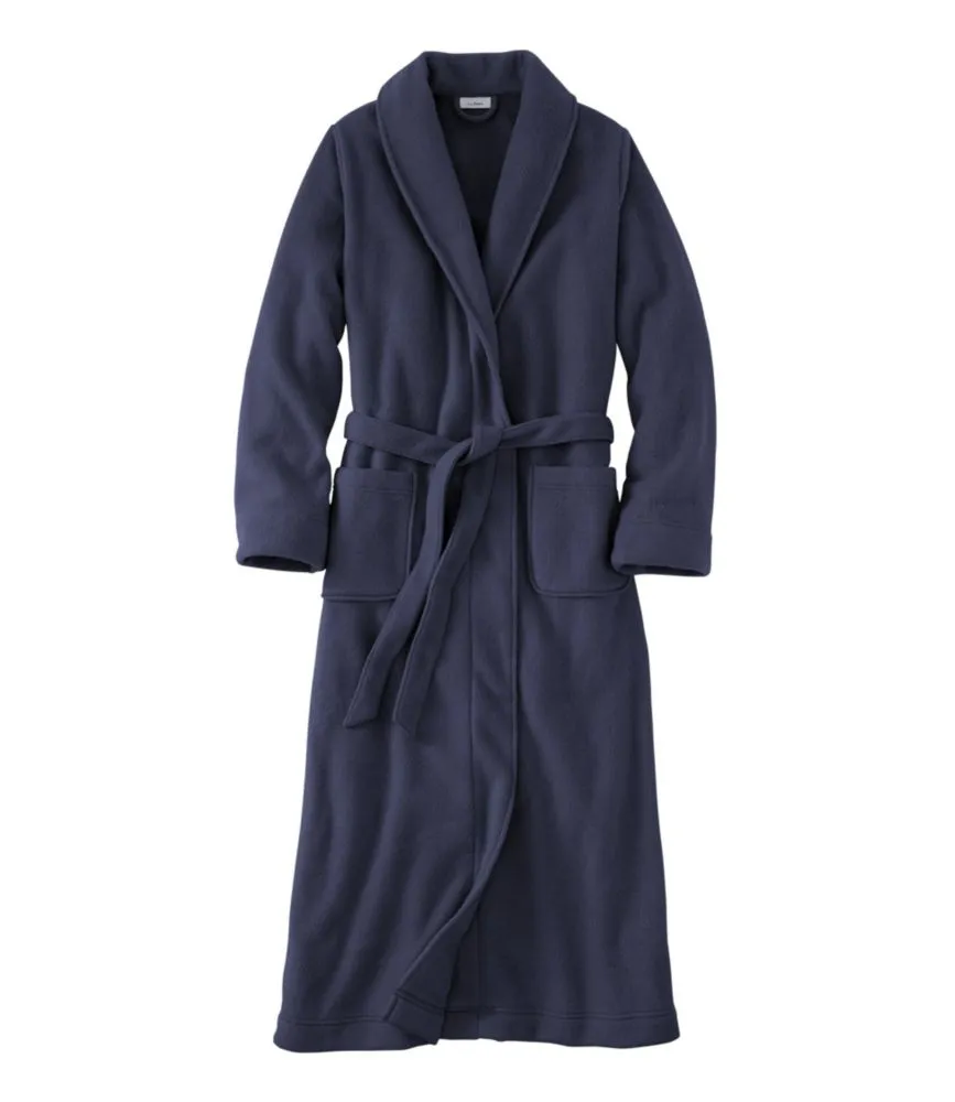 Women's Winter Fleece Robe, Wrap-Front