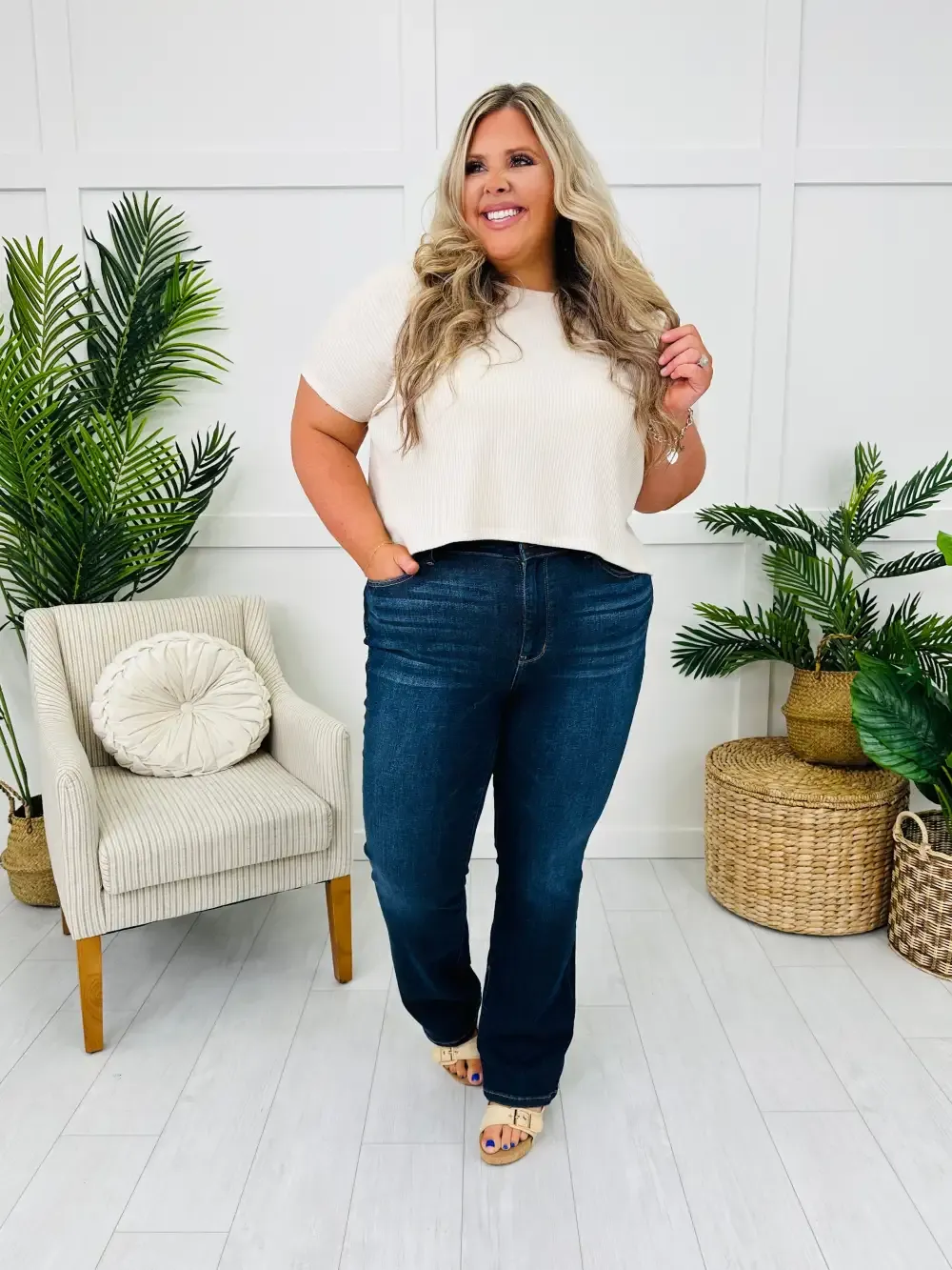 Judy Blue Curve Appeal Bootcut Jeans