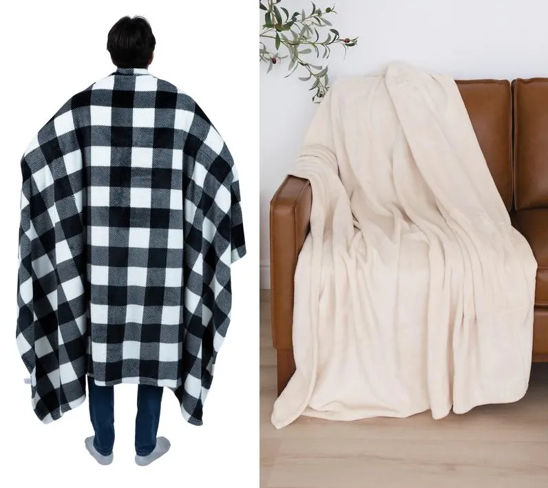Wearable Blanket for Women, Adults & Teens – Cozy Sleeved Soft Blanket
