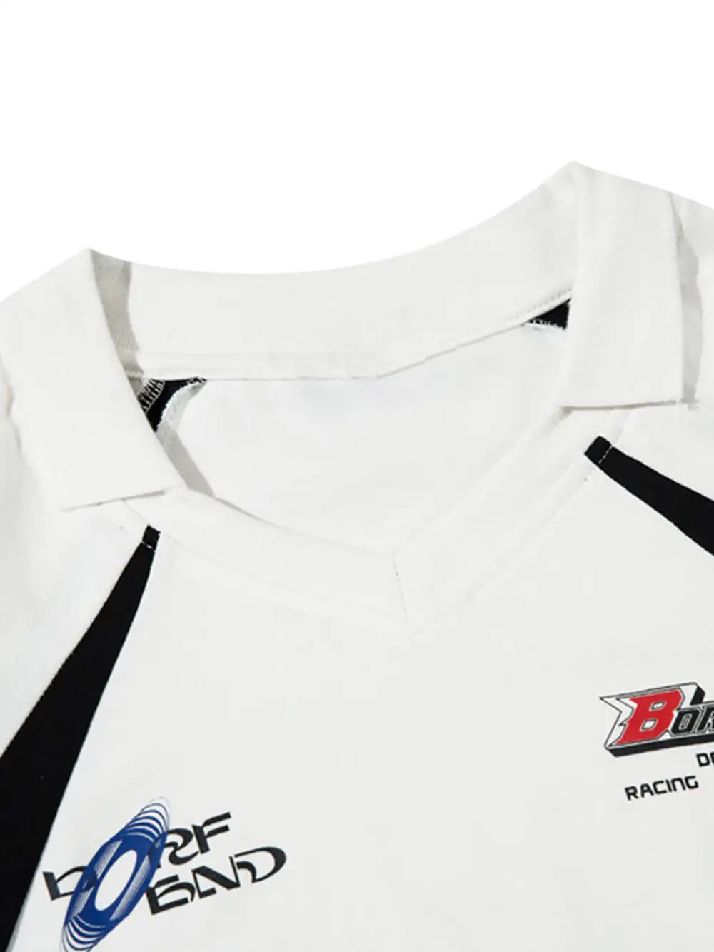 American Patchwork Vintage Lapel T-shirt