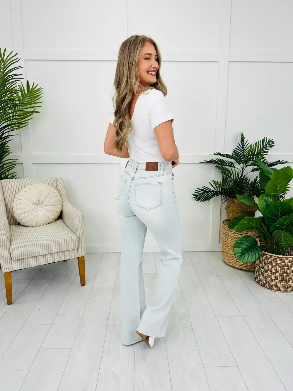 Judy Blue Cut it Out Bootcut Jeans