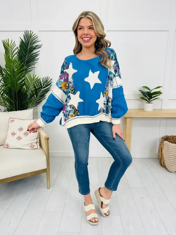 Starry Meadow Pullover