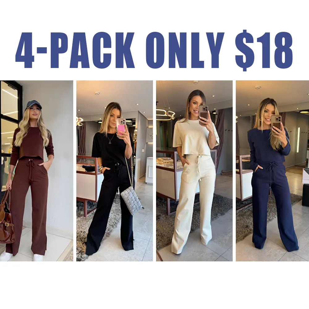 Women's Casual Loose Fit Top – Short Sleeve Round Neck Tunic Shirt