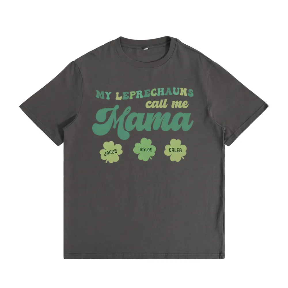 Personalized My Leprechauns Call Me Mama T-Shirt