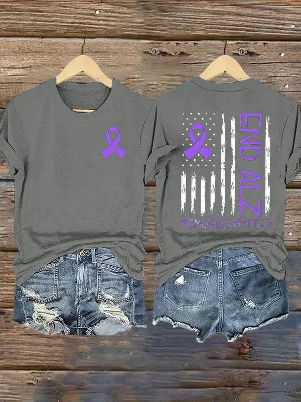 Memories Matter End ALZ T-Shirt