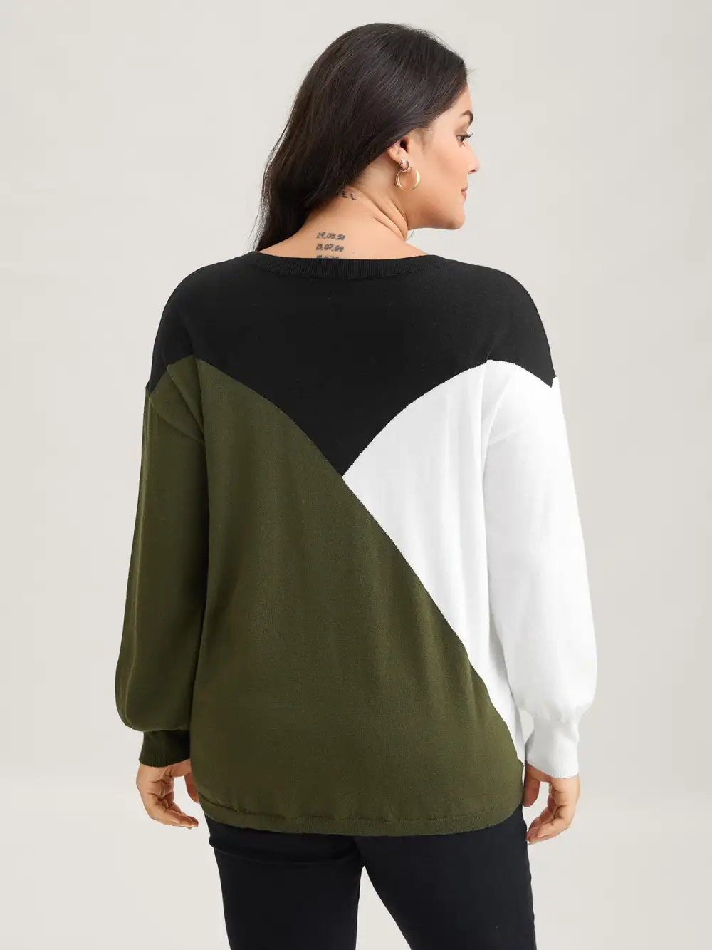 Supersoft Essentials Colorblock Contrast Pullover
