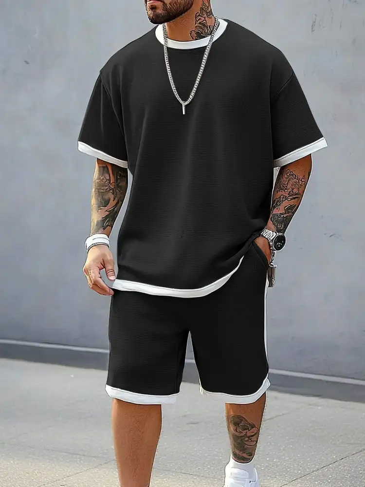 Premium Comfort Colorblock Athleisure Set