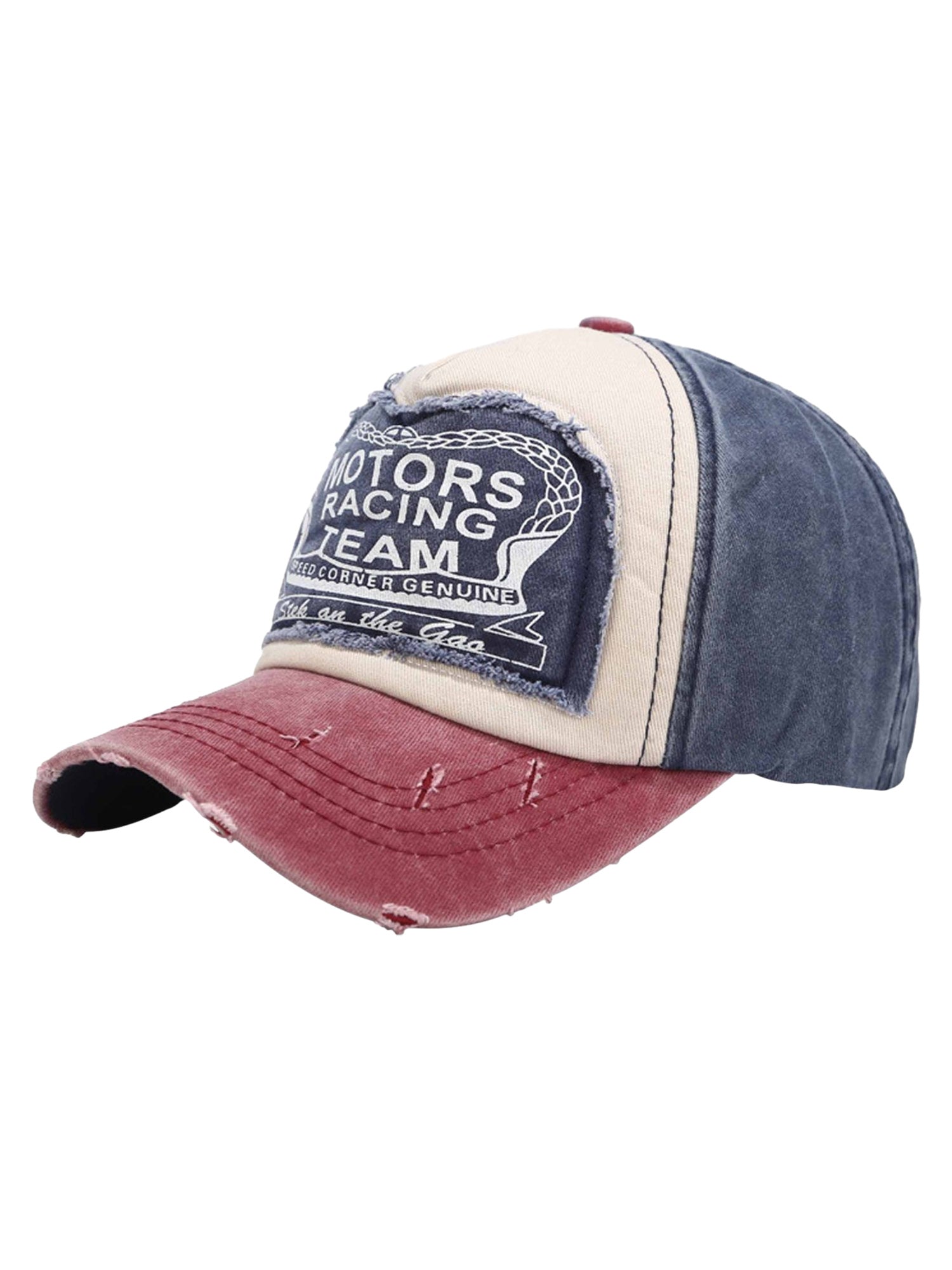 Patchwork Denim Cap