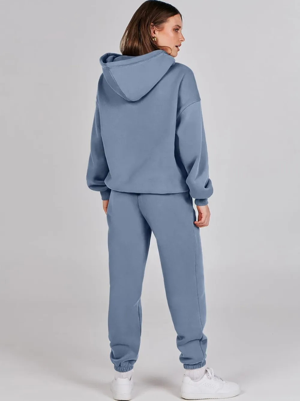 (Clearance Sale $1.99⚡) 2024 Women's Fall Oversized Casual Hoodie Two Piece Sweatshirt Jogging Pants Sweatshirt Set