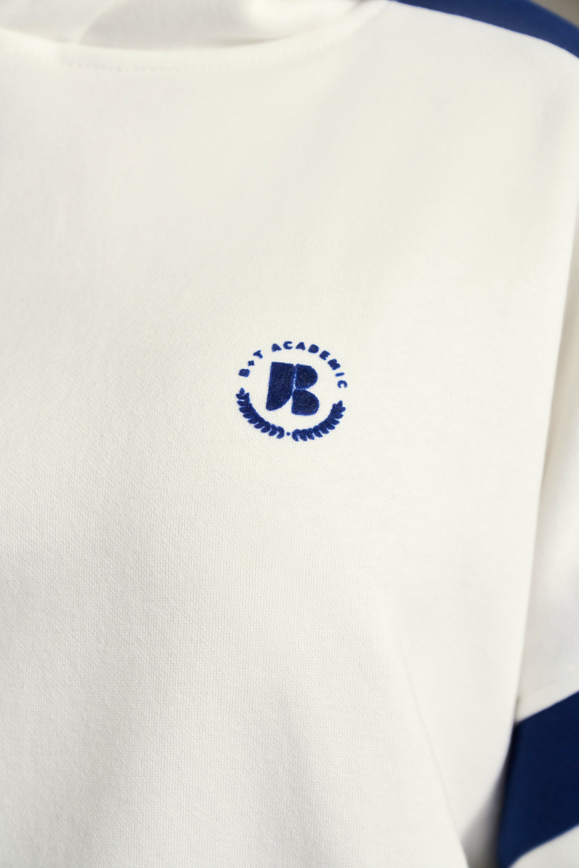 Academic - Oversized Hooded Sweatshirt in White