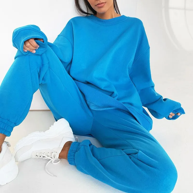 Ladies sports plus cashmere leisure suit