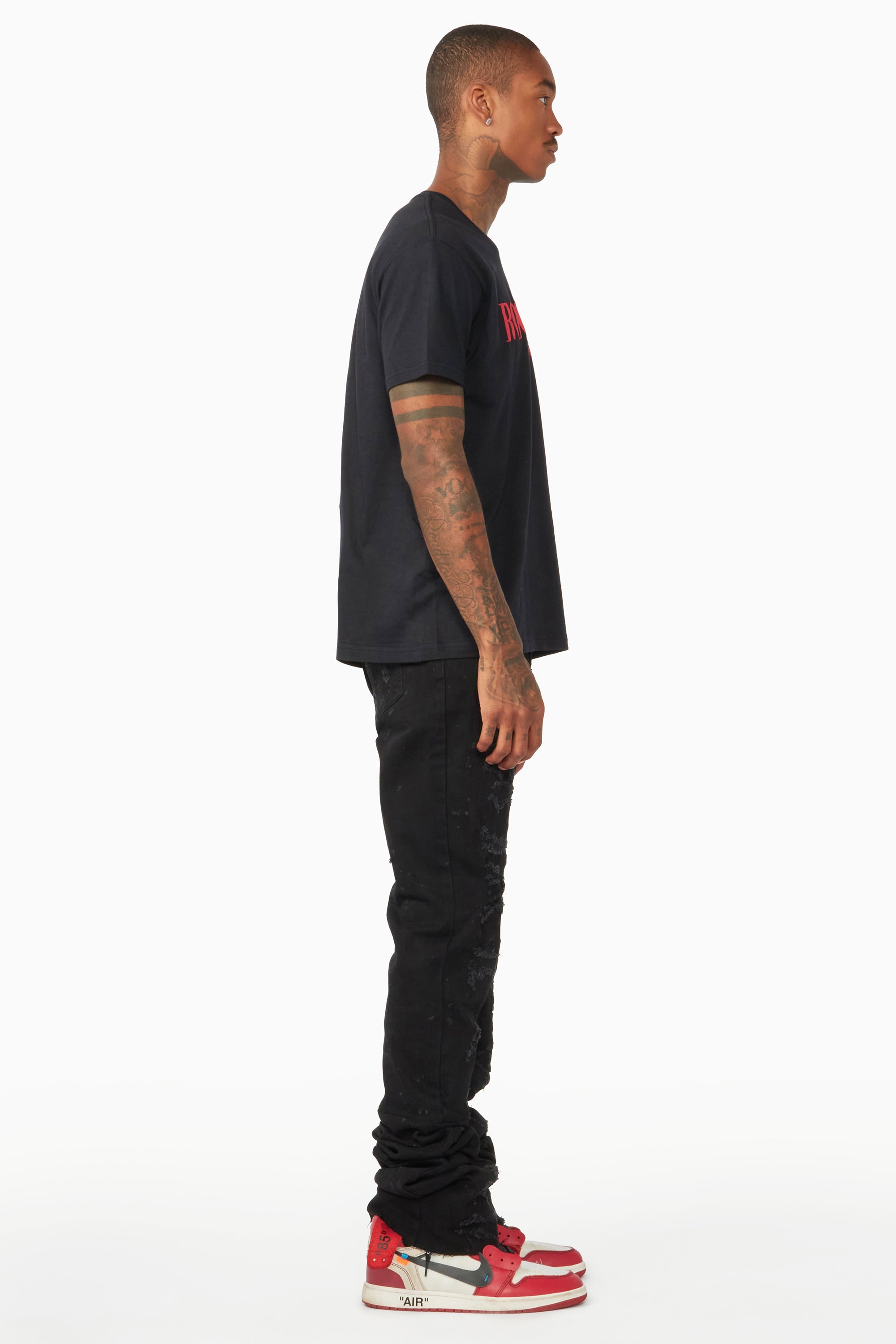 Trevi & Octavio Black/Red Super Stacked Bundle Set