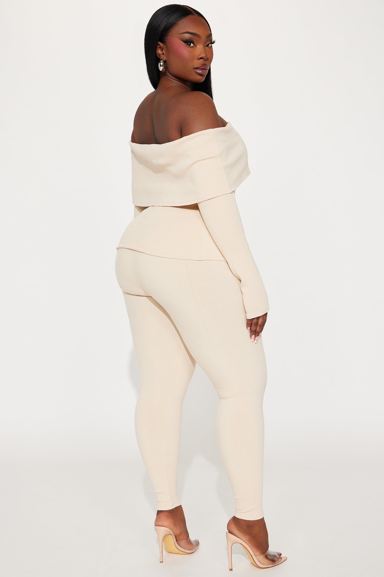 Shaila Snatched Pant Set - Cream
