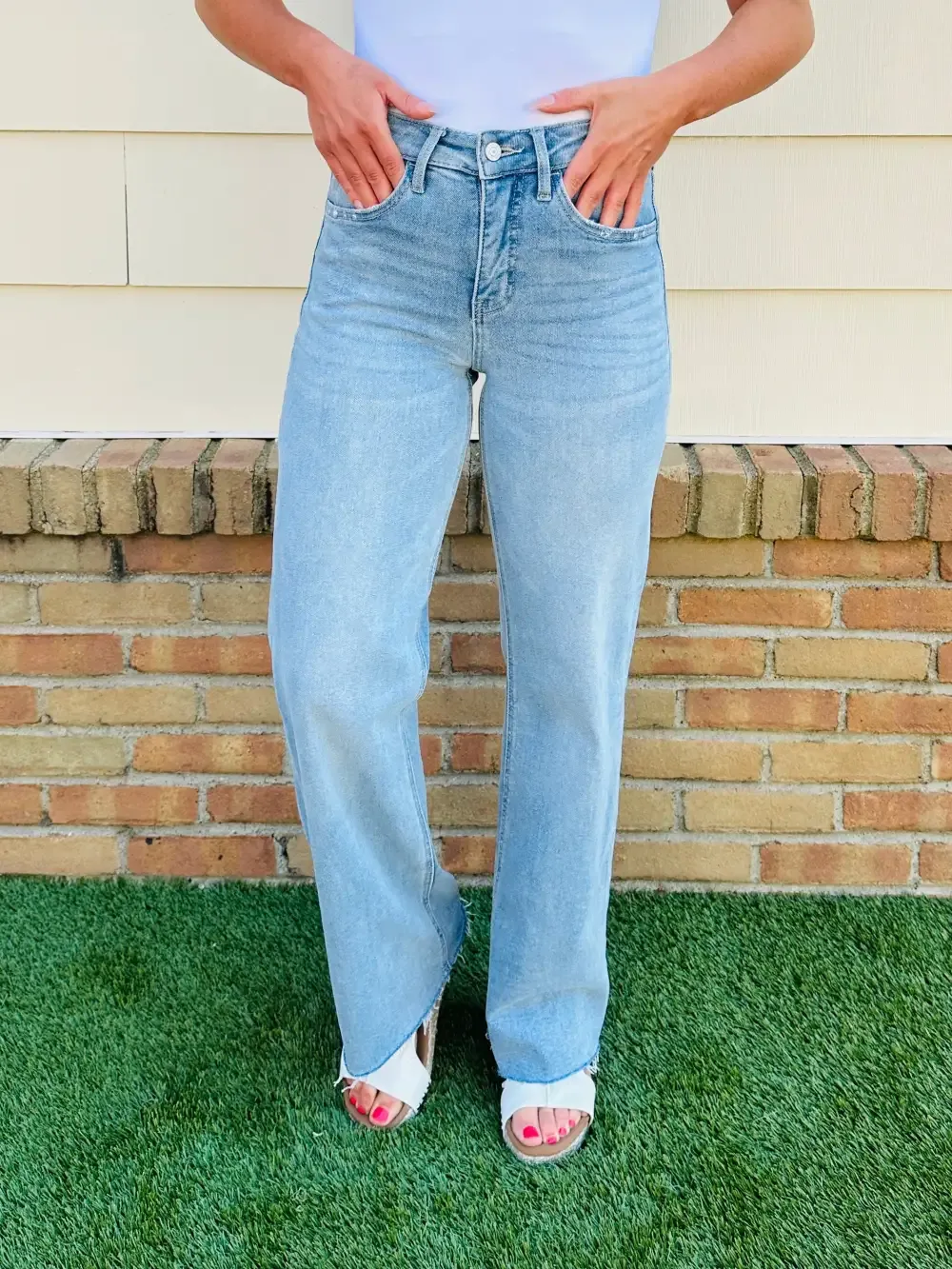 Wear Everywhere Wide Leg Tummy Control Jeans