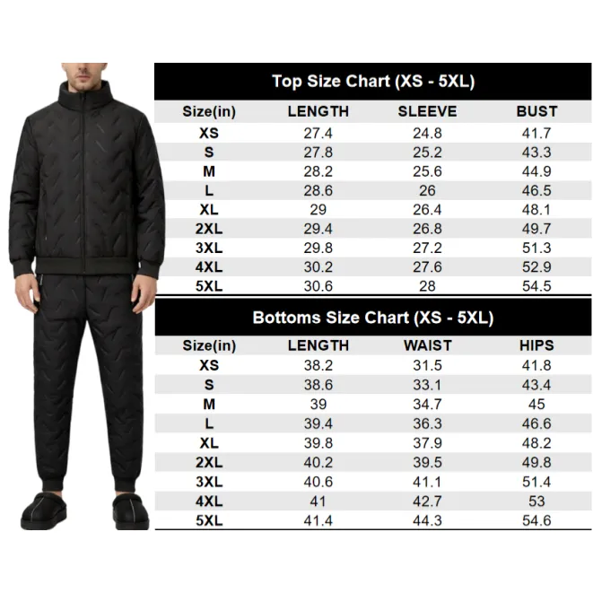 Men's Winter Set with Fleece Lining